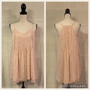 Sanctuary pink white floral chiffon Spring Fling mini dress